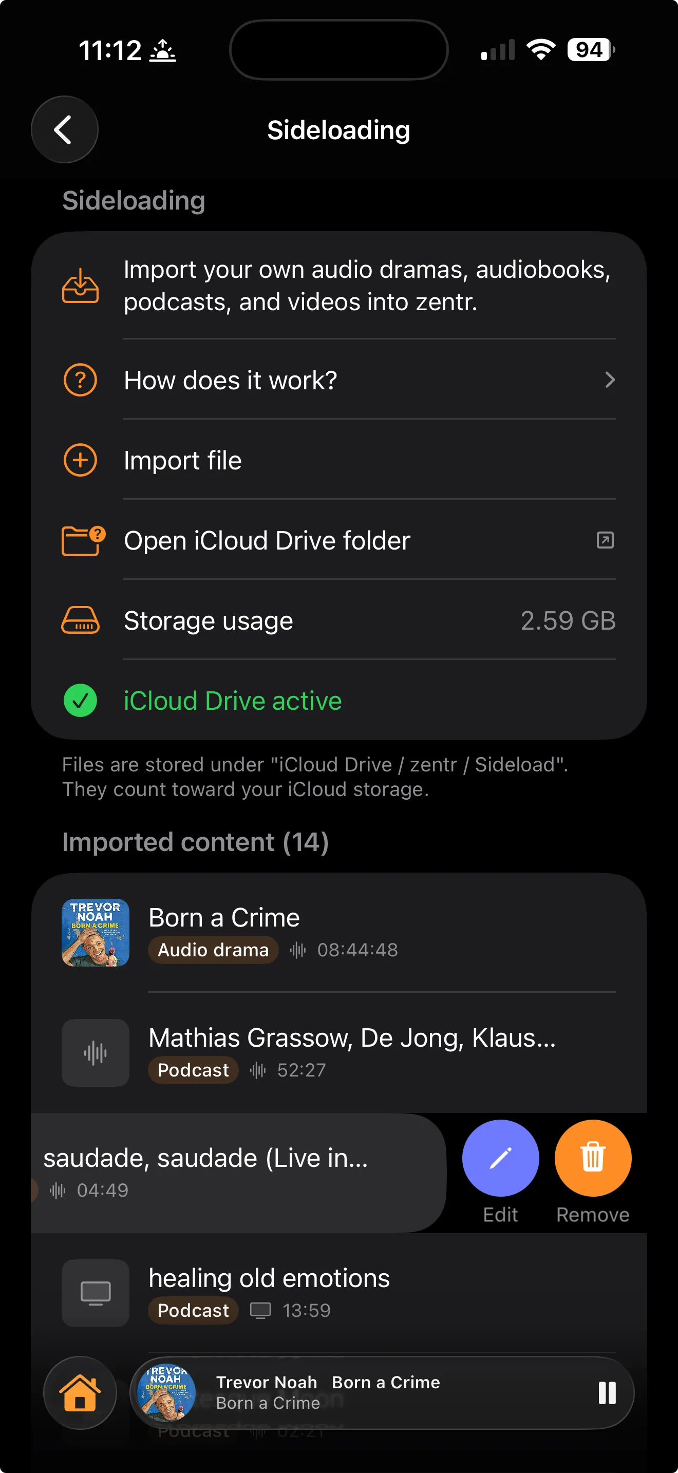zentr sideloading