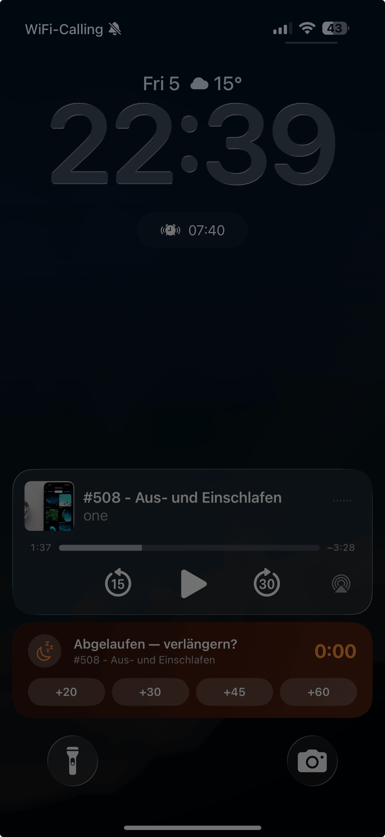 Timer verlängern