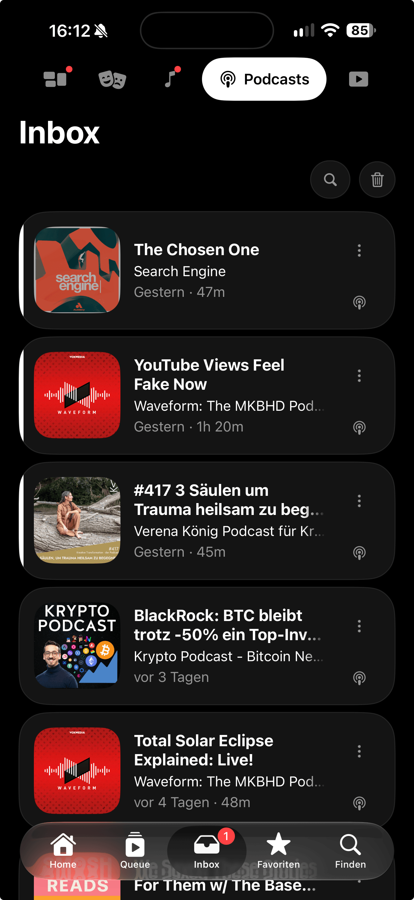 Neue Veröffentlichungen – sofort sichtbar